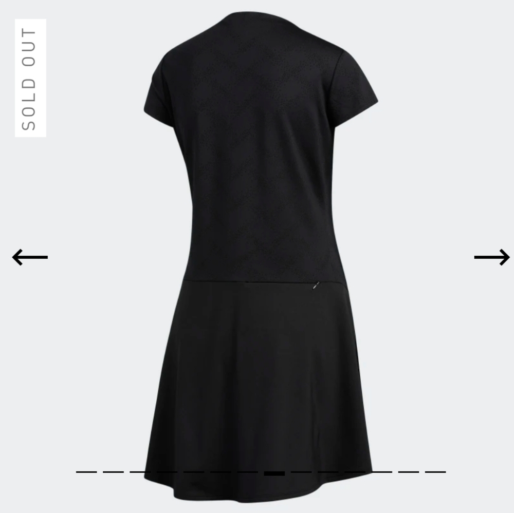 LAST CHANCE..NWT WOMENS ADIDAS JACQUARD GOLF DRESS - Picture 7 of 11